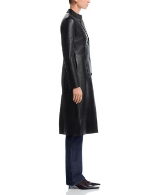 Slim Leather Coat