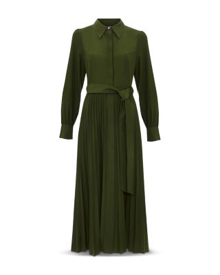 Kelsie Pleated Shirtdress