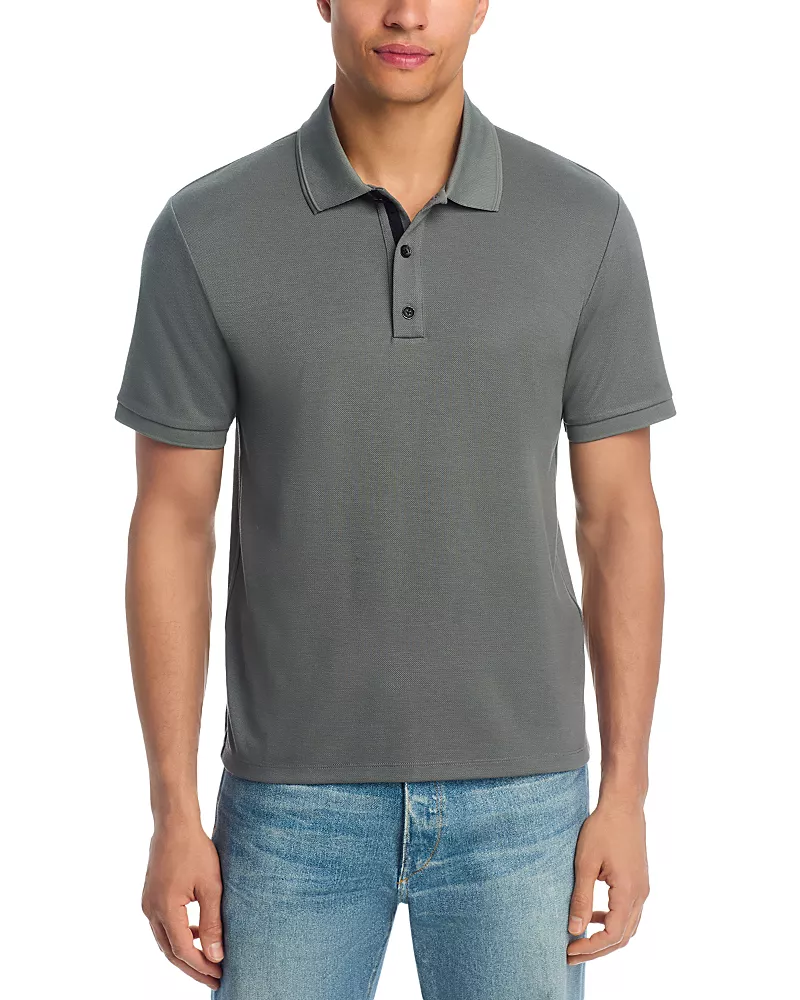 rag & bone Tech Pique Slim Polo Shirt
