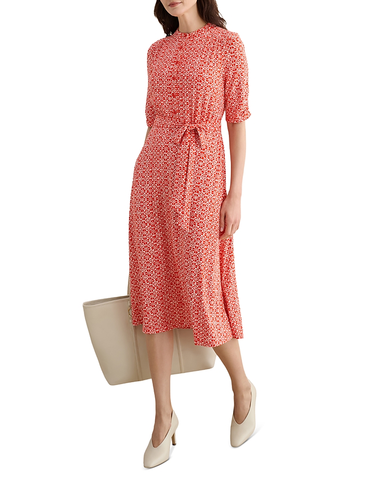 Hobbs London Cathy Abstract Print Jersey Dress