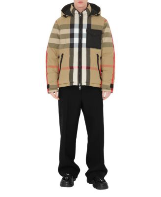  Reversible Check Puffer Jacket