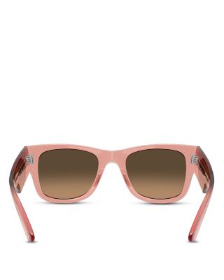 Mega Wayfarer Square Sunglasses, 51mm