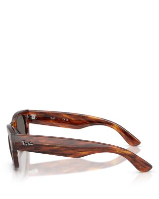 Mega Wayfarer II Square Sunglasses, 52mm