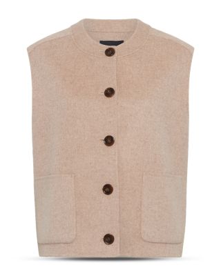 Talmine Wool Buttoned Vest