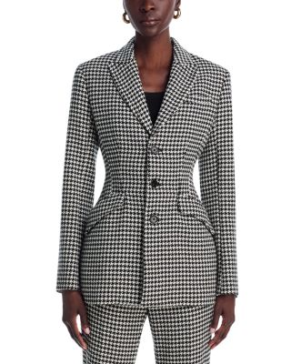 Peak Lapel Blazer & Bootleg Pants