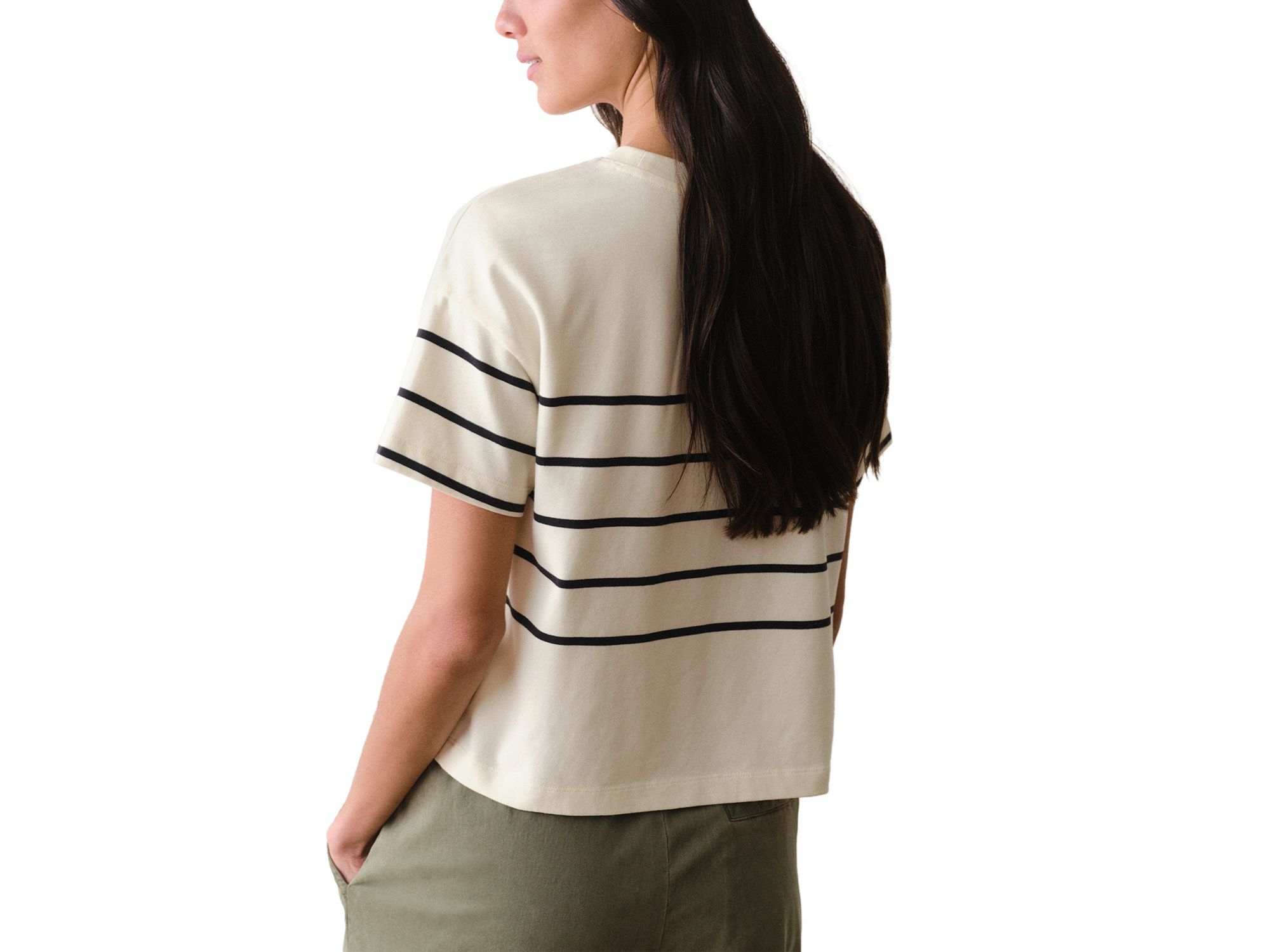 Luxe Sueded Crew Tee — Image 3