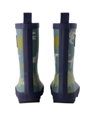 Boys' Waterproof Animal Rain Boots in Natural Rubber - Baby, Toddler, Little Kid, Big Kid