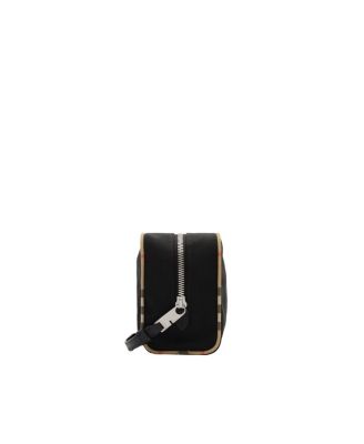  Medium Check Trim Travel Pouch