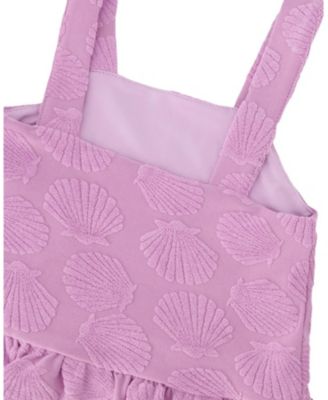 Girls' Terry Sleeveless Tank Top with Elastic Waist Shorts Set - Little Kid