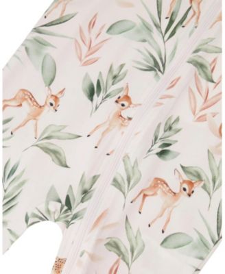  Girls' Organic Cotton Jersey Animal One-Piece Pyjama - Baby