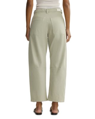 Bilie High Rise Easy Barrel Jeans in Dried Sage