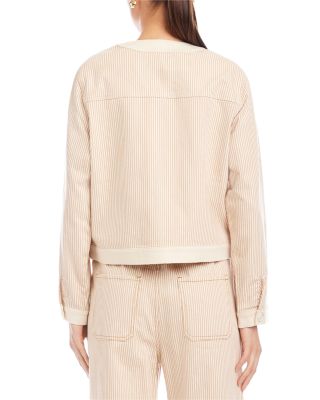Myra Contrast Cropped Jacket