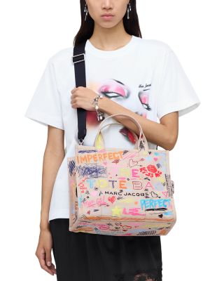 The Punk Scribble Canvas Medium Tote Bag