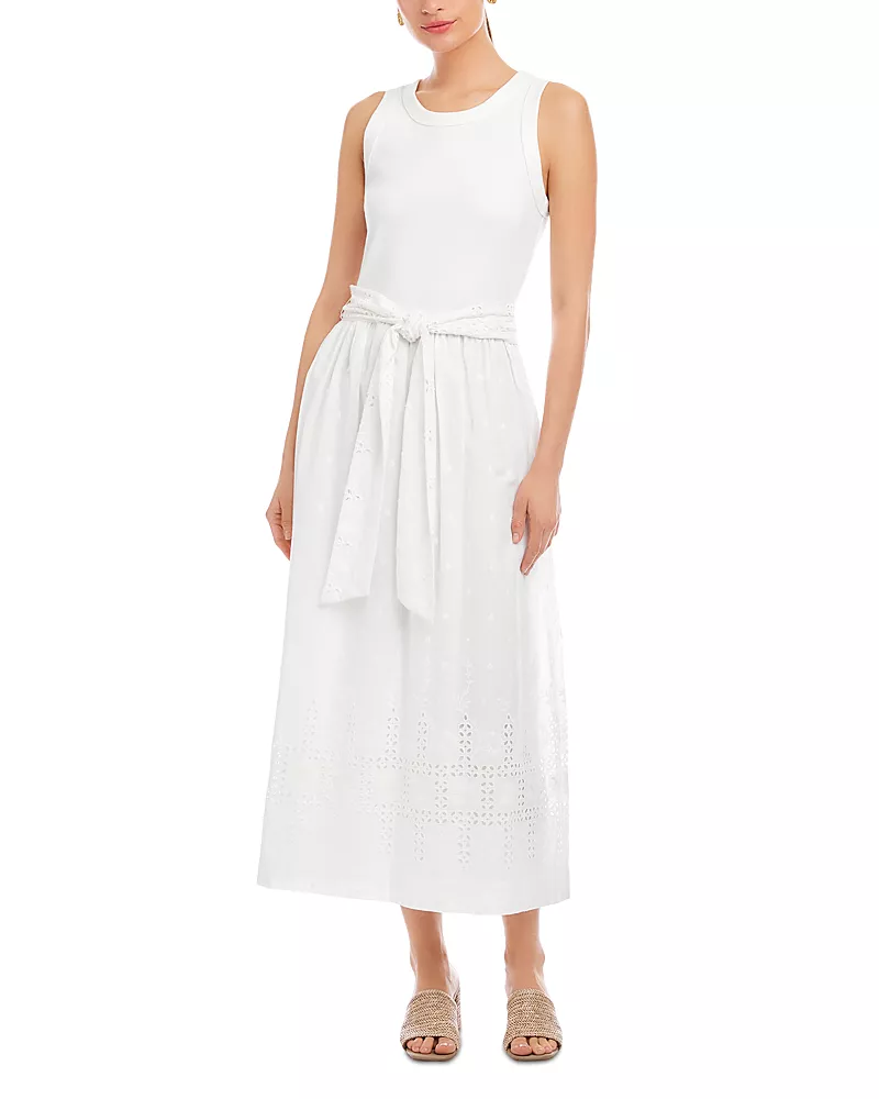 Fifteen Twenty Seline Contrast Midi Dress