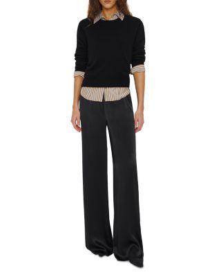 Celine Low Rise Silk Wide Leg Pants