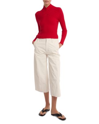 Elephant Knit Ribbed Sweater