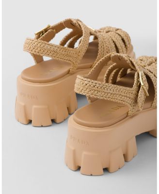  Women's Monolith Crochet Cage Sandals