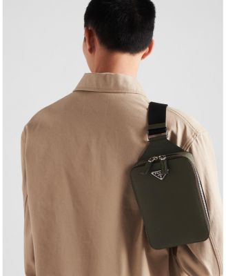 Brique Saffiano Leather Bag