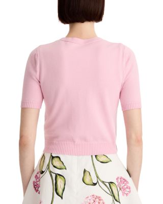 Wool Short Sleeve Cardigan