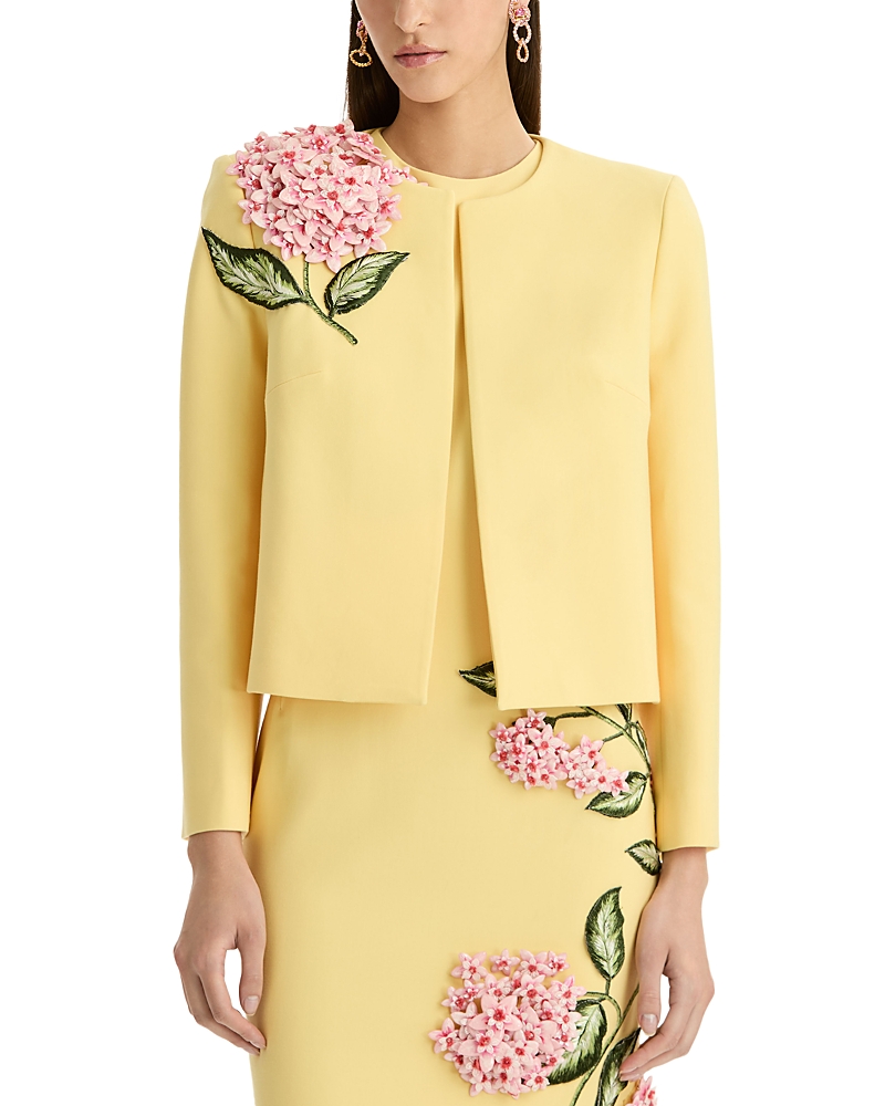 Oscar de la Renta Embroidered Jacket