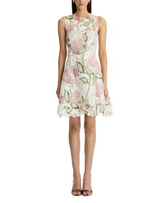 Mesh 3D Floral Dress