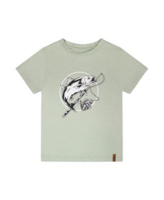 Boys' Organic Cotton Jersey Fish T-Shirt - Little Kid