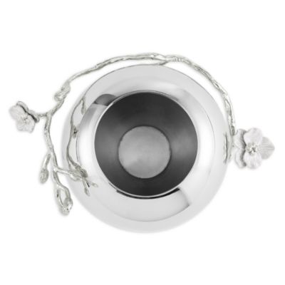 Silver Orchid Rose Bowl