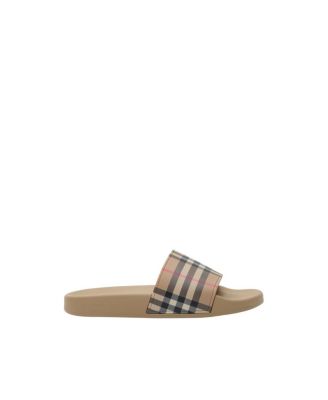 Women's Check Slides