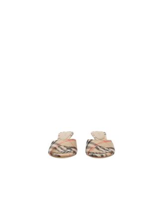  Women's Check Mews Low Sandals