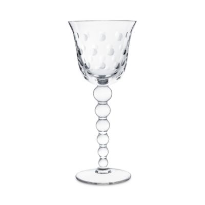 Saint Louis Bubbles American Water Glass In Transparent