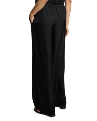 Slit Hem Pull On Pants