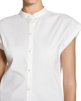 Cap Sleeve Shirt in Good Poplin