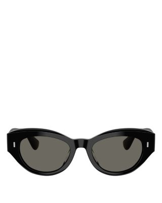 Lerrue Oval Sunglasses, 50mm