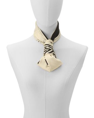 Collegiate Monogram Square Silk Scarf