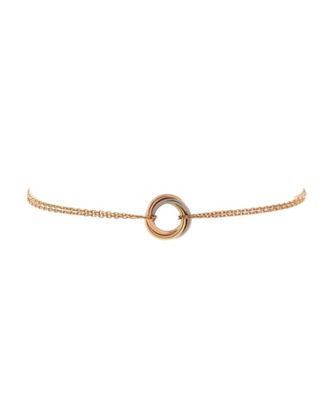  Trinity Chain Bracelet 18K Tricolor Gold