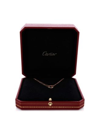  Trinity Choker Necklace 18K Tricolor Gold, 15.75"