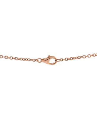  Love Interlocking Necklace 18K Rose Gold, 17.25"