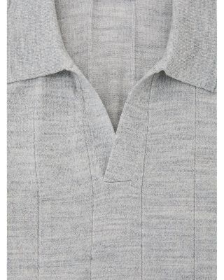 Open Collar Polo Shirt