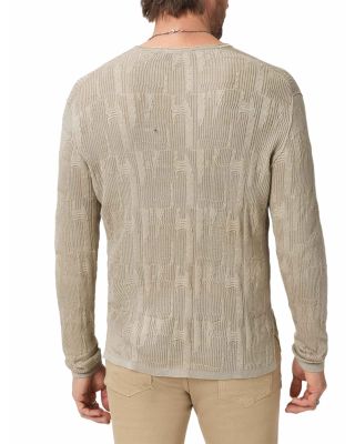 Vinny Broken Pattern Henley Shirt