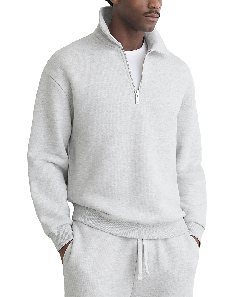 Reiss Heavyweight Half Zip Sweatshirt