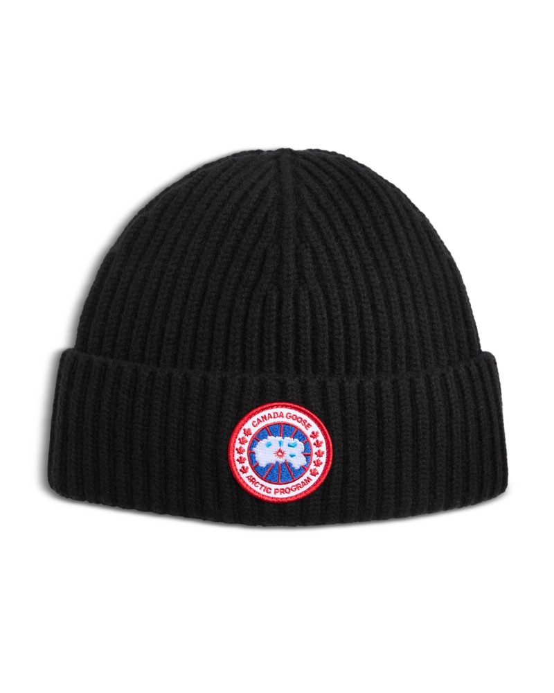 Canada Goose Wool & Cashmere Beanie Hat in Black