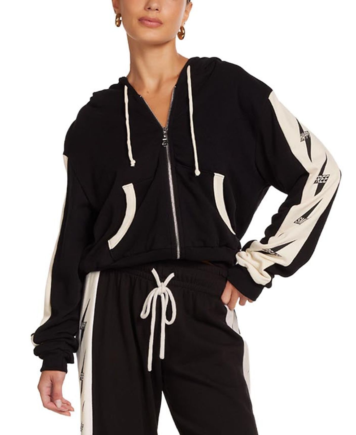 Lauren Moshi Shanley Bolt Affirmations Sweater
