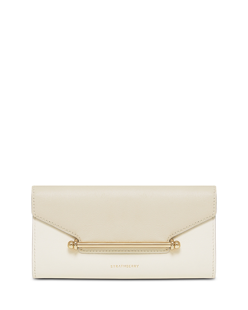 Strathberry Multrees Small Leather Wallet On A Chain