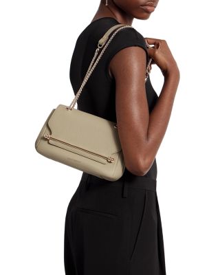 East West Mini Leather Crossbody Bag