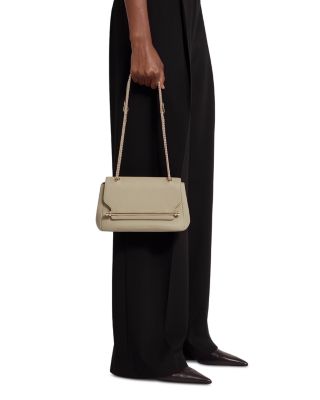 East West Mini Leather Crossbody Bag