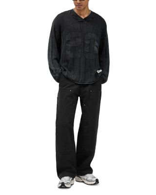 Knitted Varsity Jersey Sweater