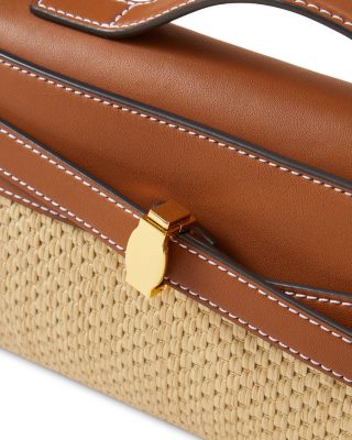 Dash Raffia Clutch 