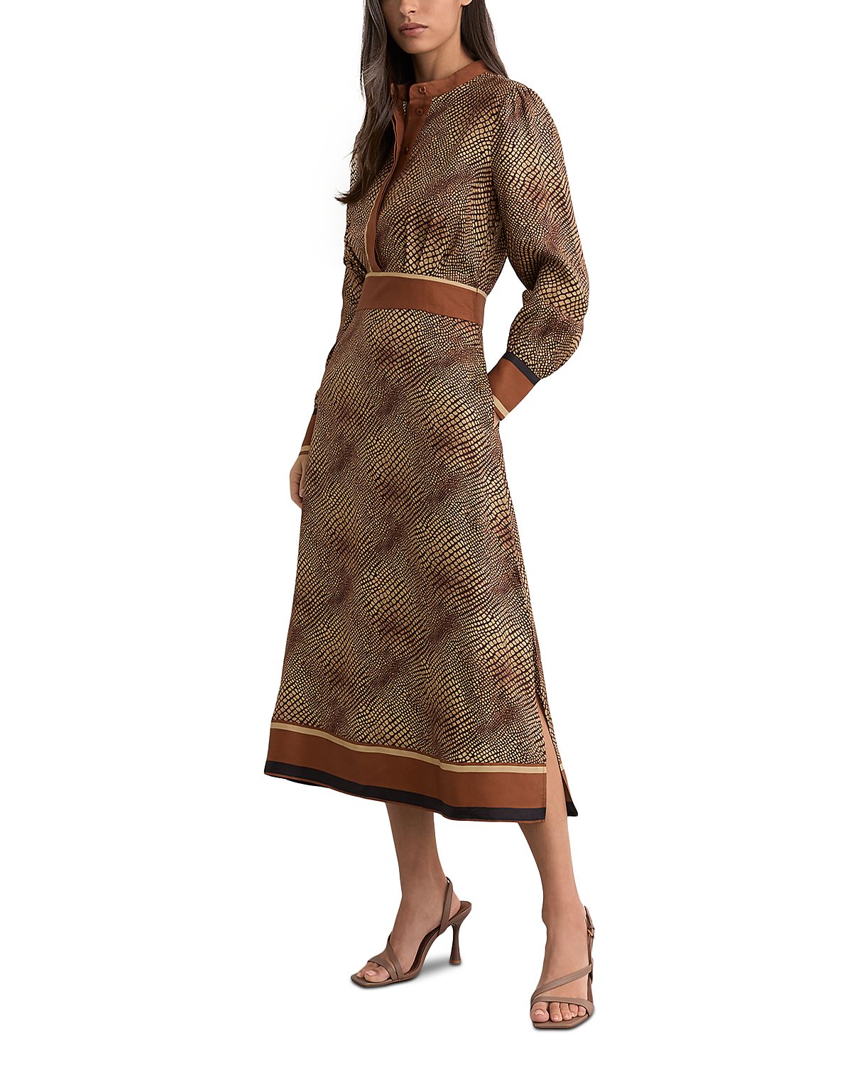 Reiss Leia Animal Print Dress