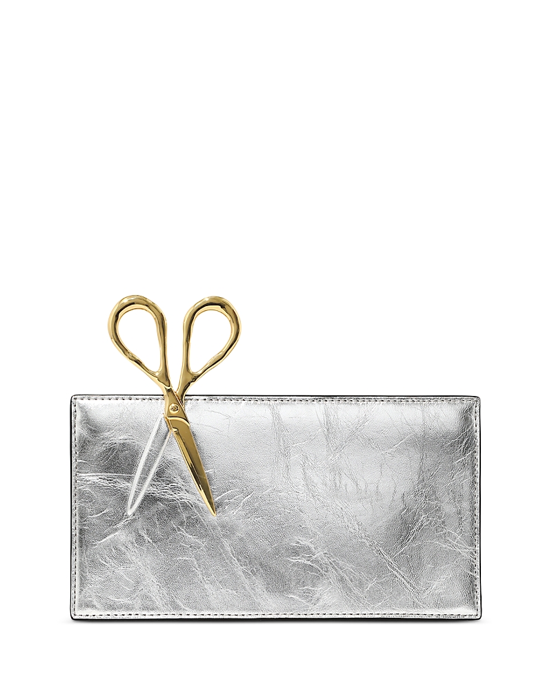 Alexis Bittar Petite Scissor Leather Clutch