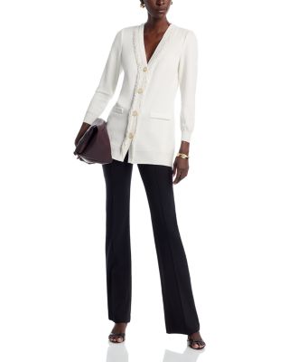 Wrinkle Resistant Knit Cardigan Sweater